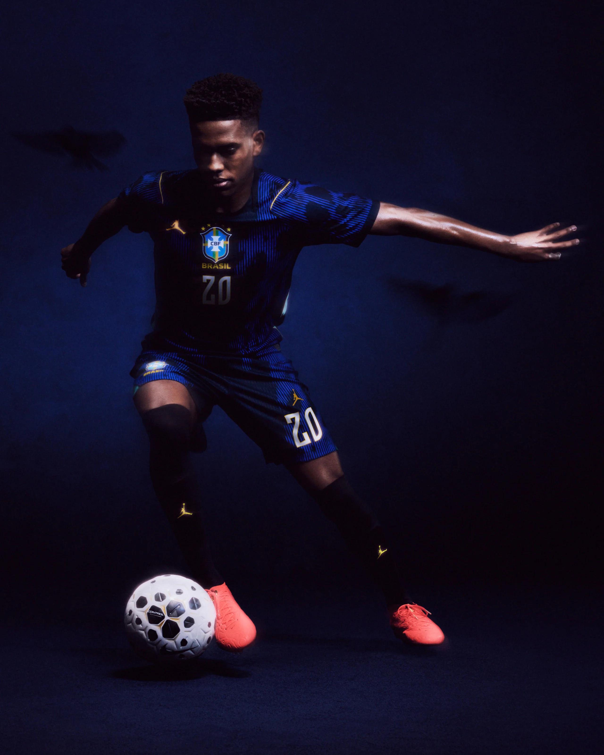 Camisa Brasil Away 2026 Jordan — editorial 2