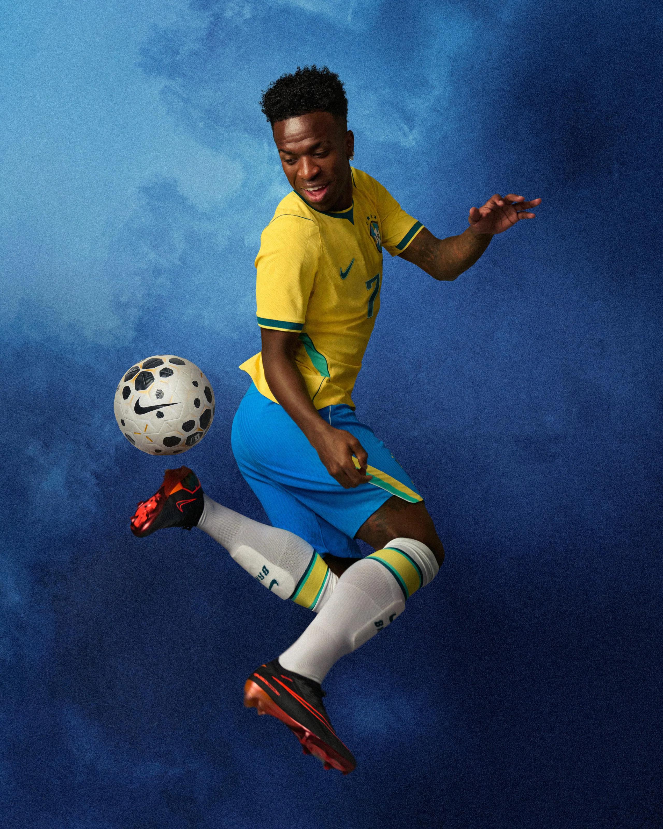 Camisa oficial Brasil Home 2026 — editorial Nike